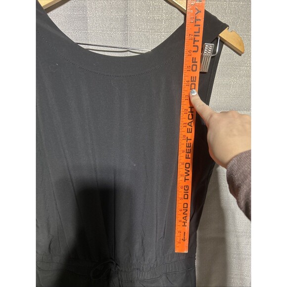 Athleta Romper One Piece Shorts in Black Women's Size Small Stretch Athleisure - Picture 5 of 9
